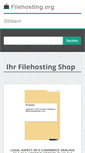 Mobile Screenshot of filehosting.org