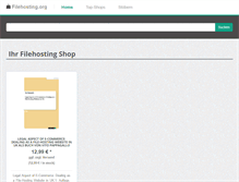Tablet Screenshot of filehosting.org